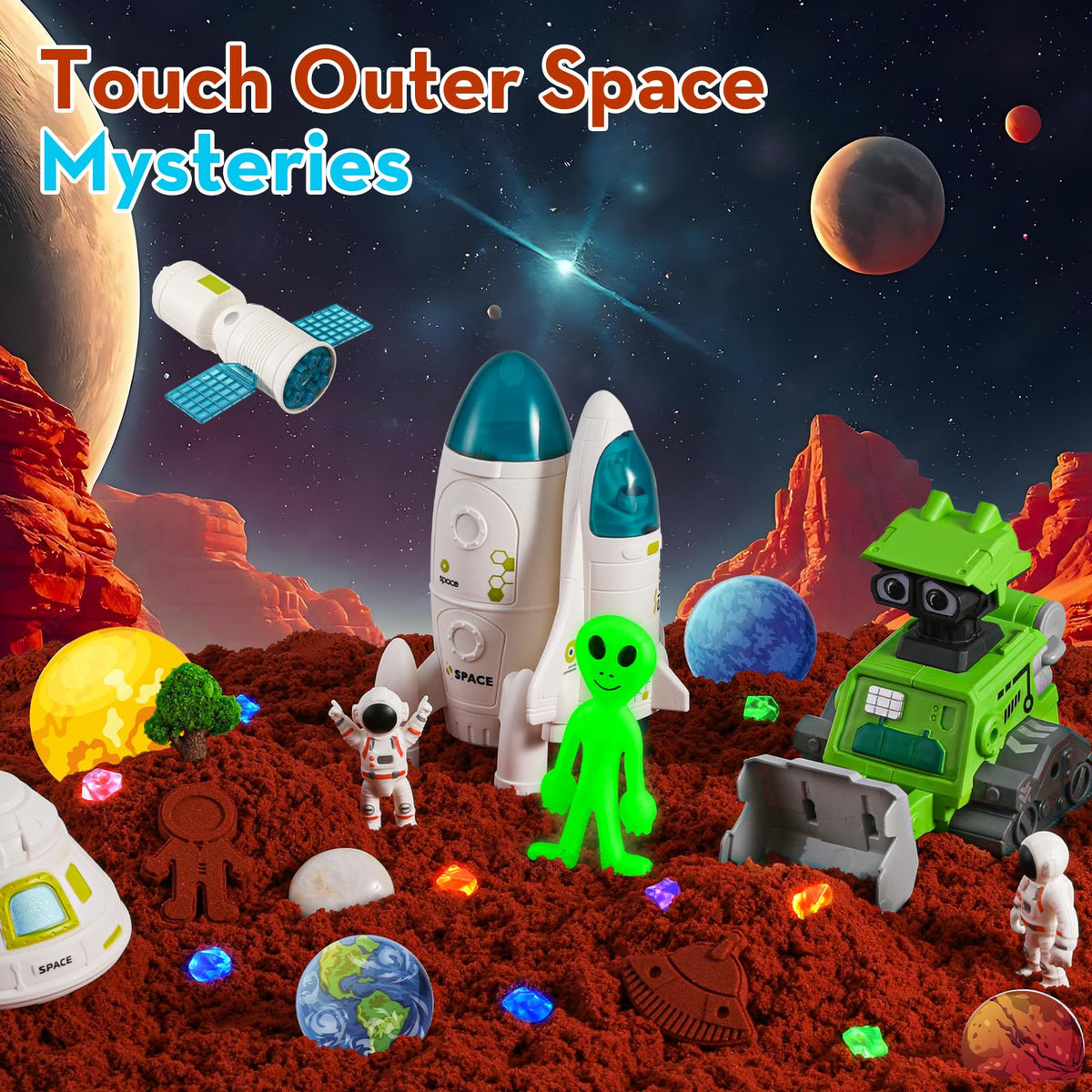 KNASON glow gems to illuminate space-themed discovery and play