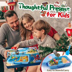 KNASON pretend play pirate adventure encourages storytelling and fine motor skills