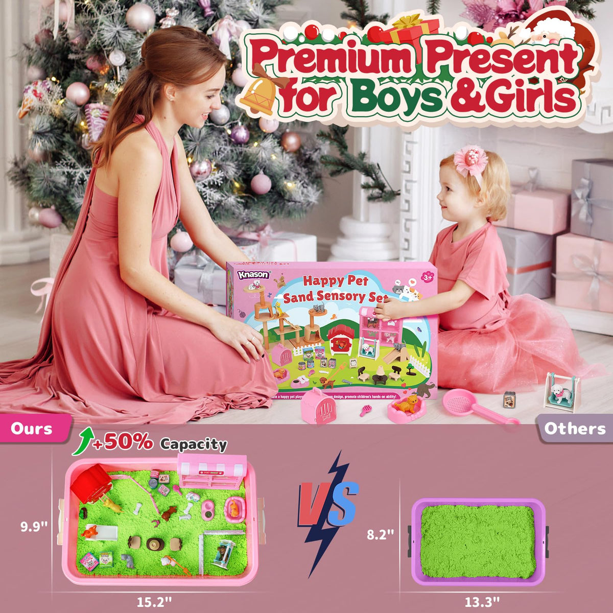Sand tools included in KNASON play sand kit