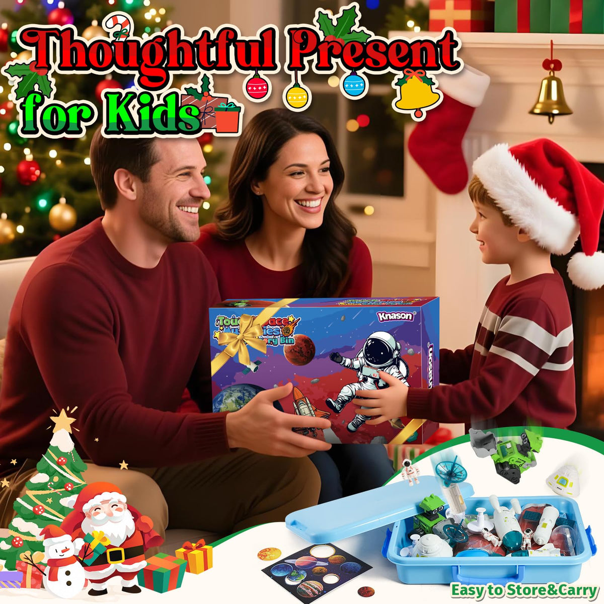 KNASON space mission play fosters fine motor skills and focus