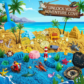 KNASON treasure map guiding kids through a playful treasure route