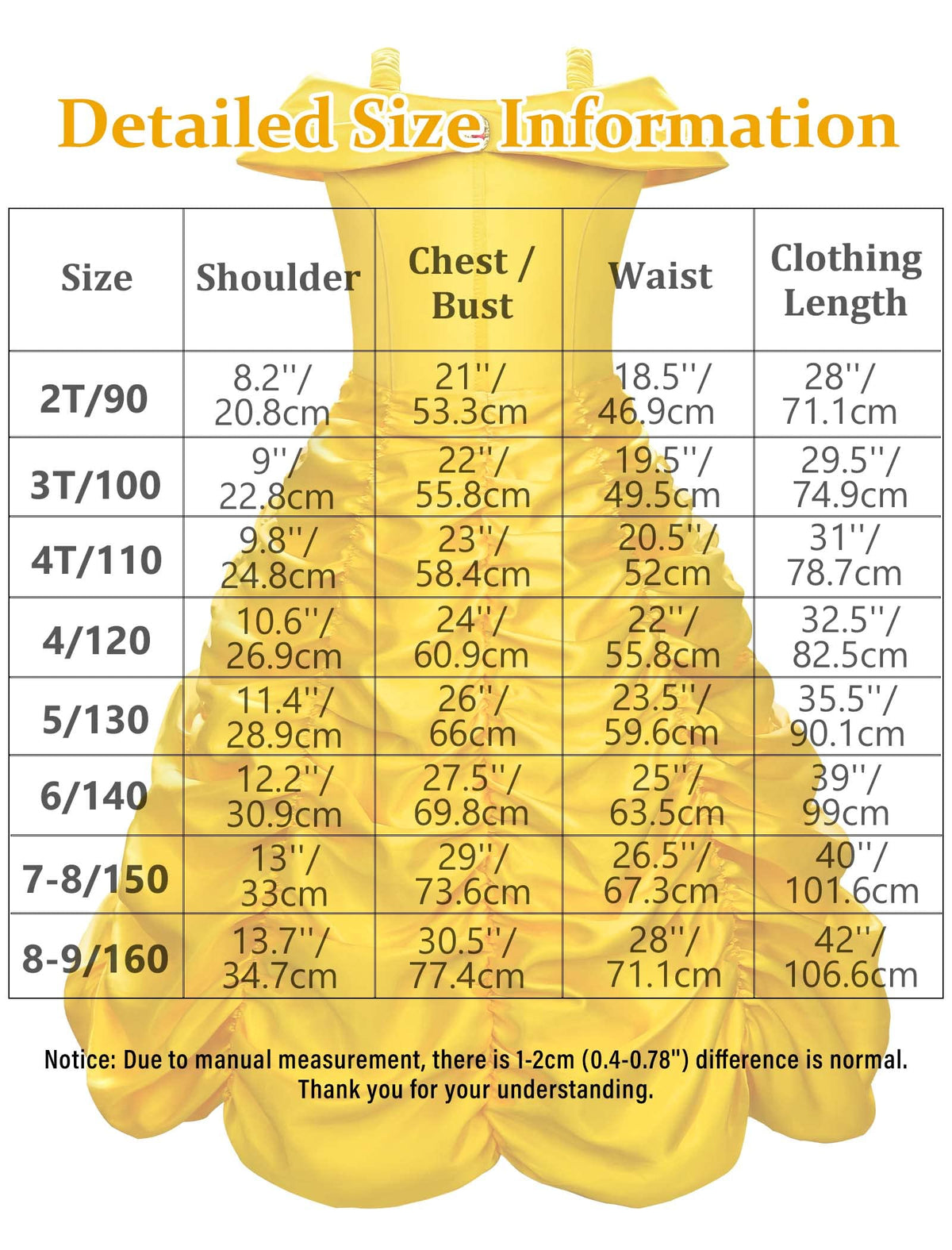 Knemmy Princess Dress Yellow full costume shot for cosplay photos
