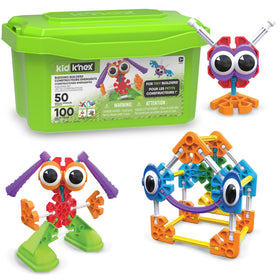 K'NEX Budding Builders 100 colorful pieces for creative early STEM play