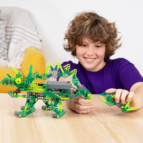 K'NEX Dynamic Dinos Pterodactyl movement showcasing winged motion and STEM fun.