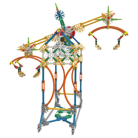 K'NEX colorful pieces close-up highlighting connectors to boost creativity.