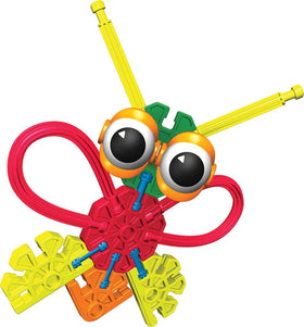 Eyes and ears/wings pieces inspire creative creature builds.