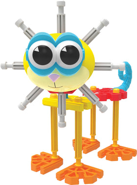 K'NEX Oodles of Pals colorful parts close-up supports imaginative play.
