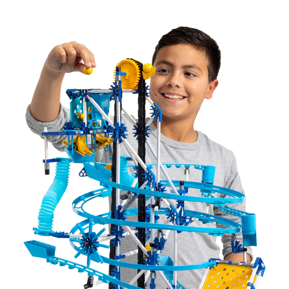 K'NEX Marble Coaster Run with Motor features over 500 pieces for creative play