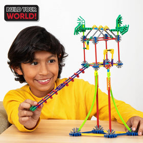 K'NEX storage tub demonstrating easy organization and mess-free storage