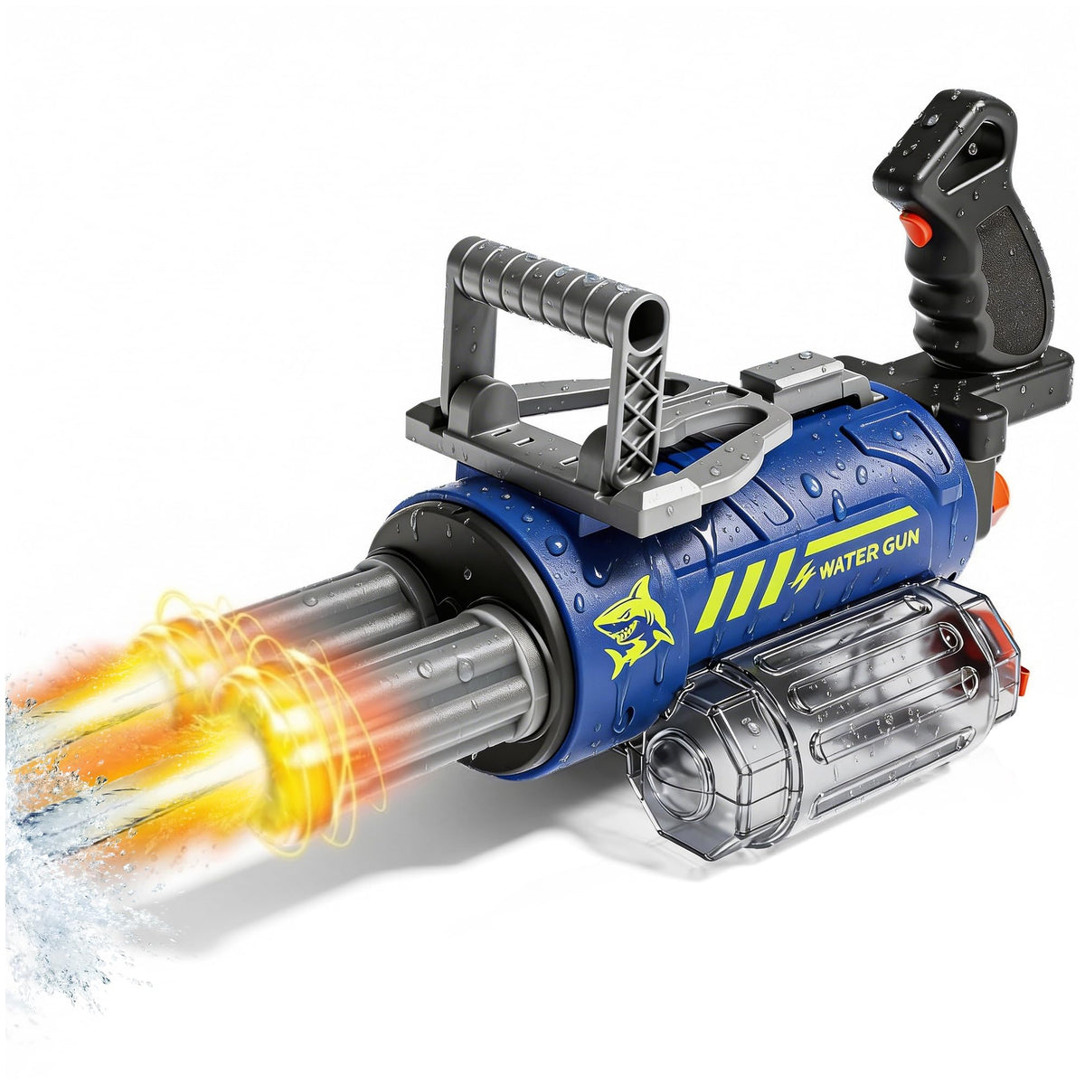 KNMDU electric water gun front view enables quick pool sprays.