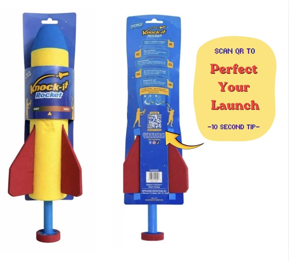 Knock-It Rocket ready-to-go gift-pack for kids.