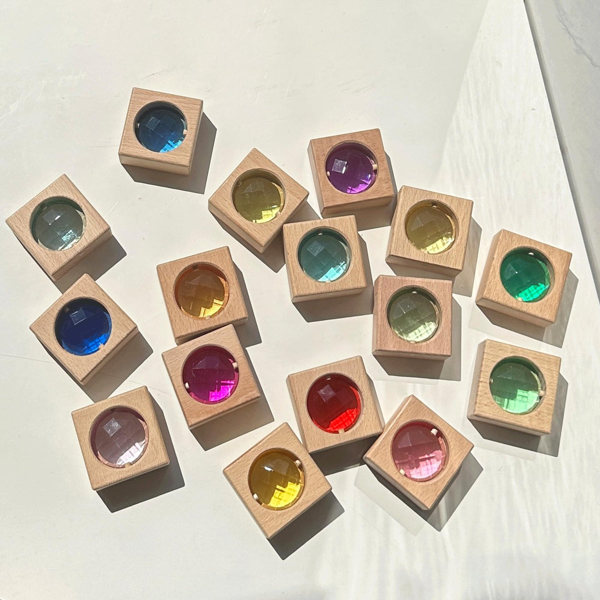 KOAICS Montessori-inspired gem blocks for imaginative castles and larger builds.