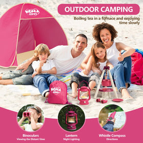 KOALA DIARY camping set tent interior for cozy pretend camping adventures