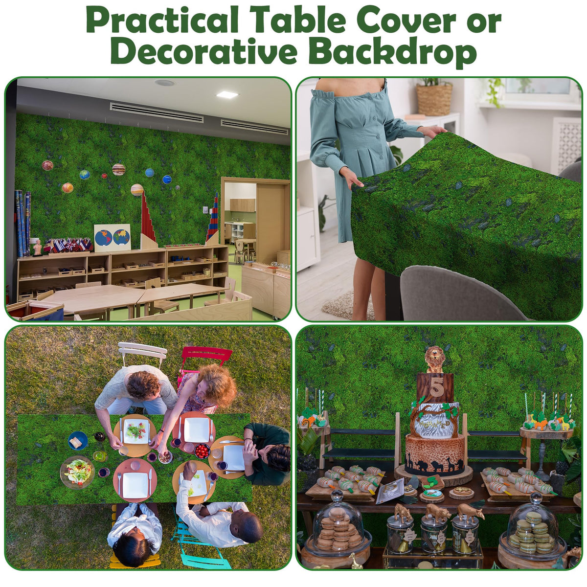 Kochorie jumbo jungle design enhances photo booths and themed celebrations.