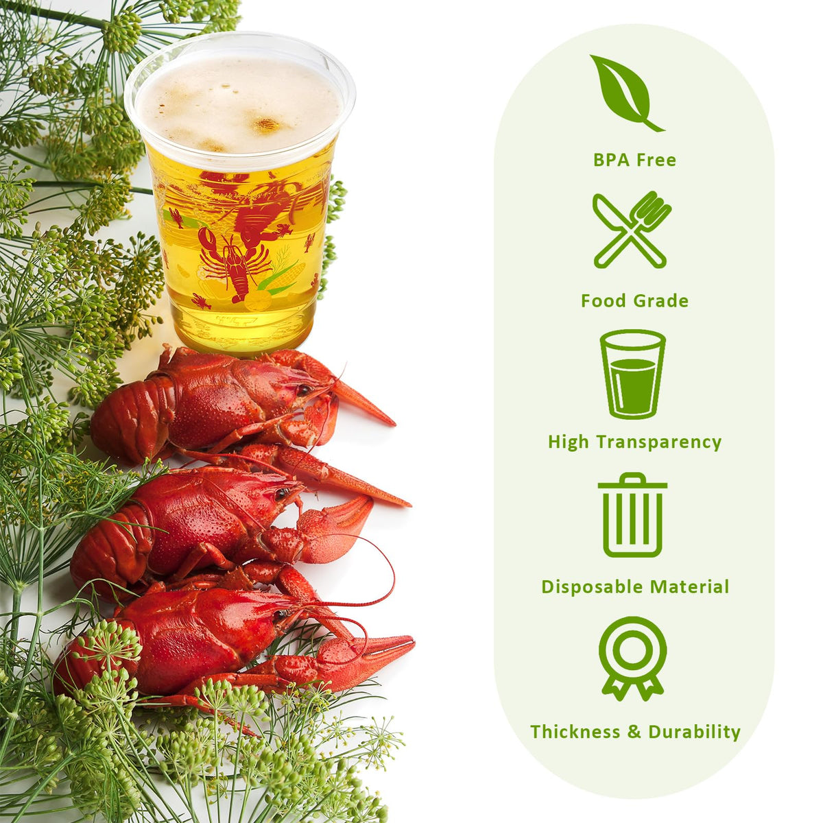 Kochorie beer-design 16oz cup perfect for toasts and drinks
