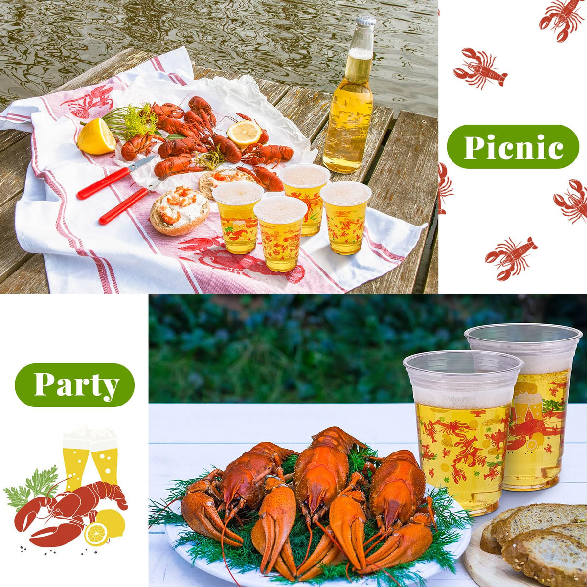 Kochorie bulk pack 60 cups simplifies party setup and cleanup