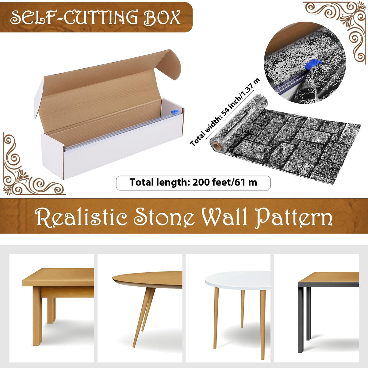 Kochorie disposable tablecloth made of waterproof PE material for spill protection.