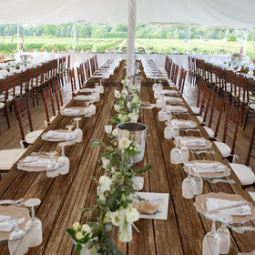 Kochorie tablecloth helps keep tables clean after spills with simple maintenance.
