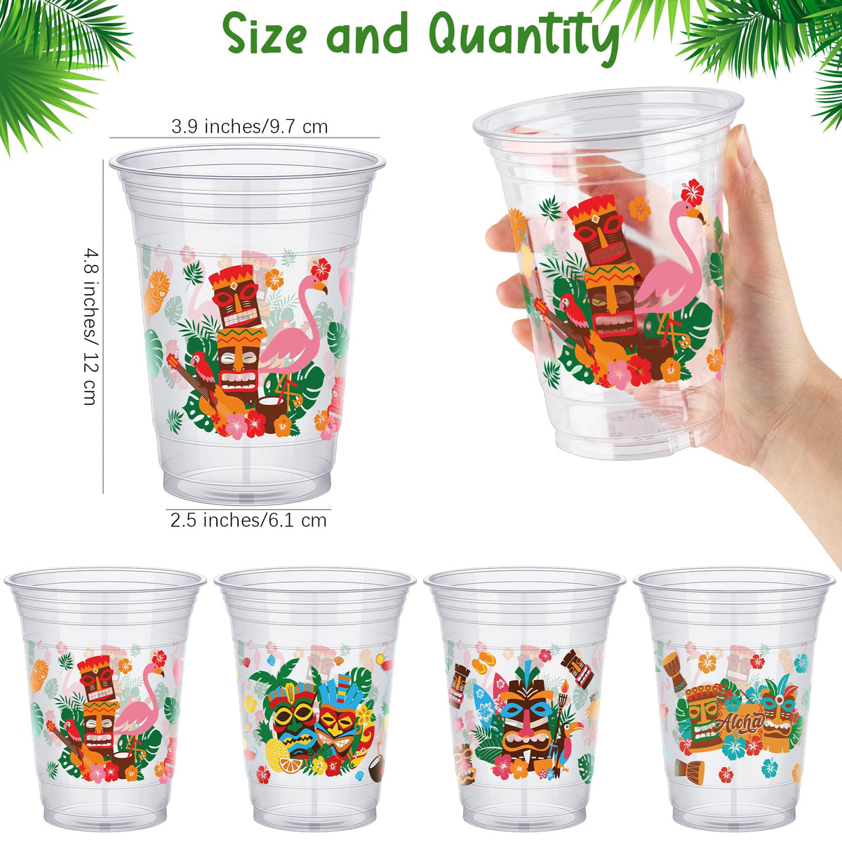 Kochorie flamingo cups 16oz add playful flair to outdoor luaus