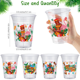 Kochorie flamingo cups 16oz add playful flair to outdoor luaus
