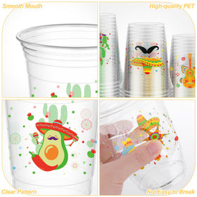 Kochorie Mexican Fiesta Cups pattern 2 enhances festive ambiance for guests.