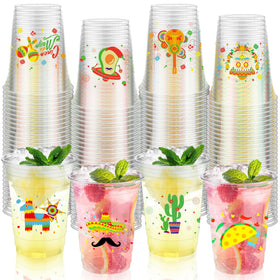 Kochorie Mexican Fiesta Cups front pattern adds vibrant Cinco de Mayo flair to drinks.