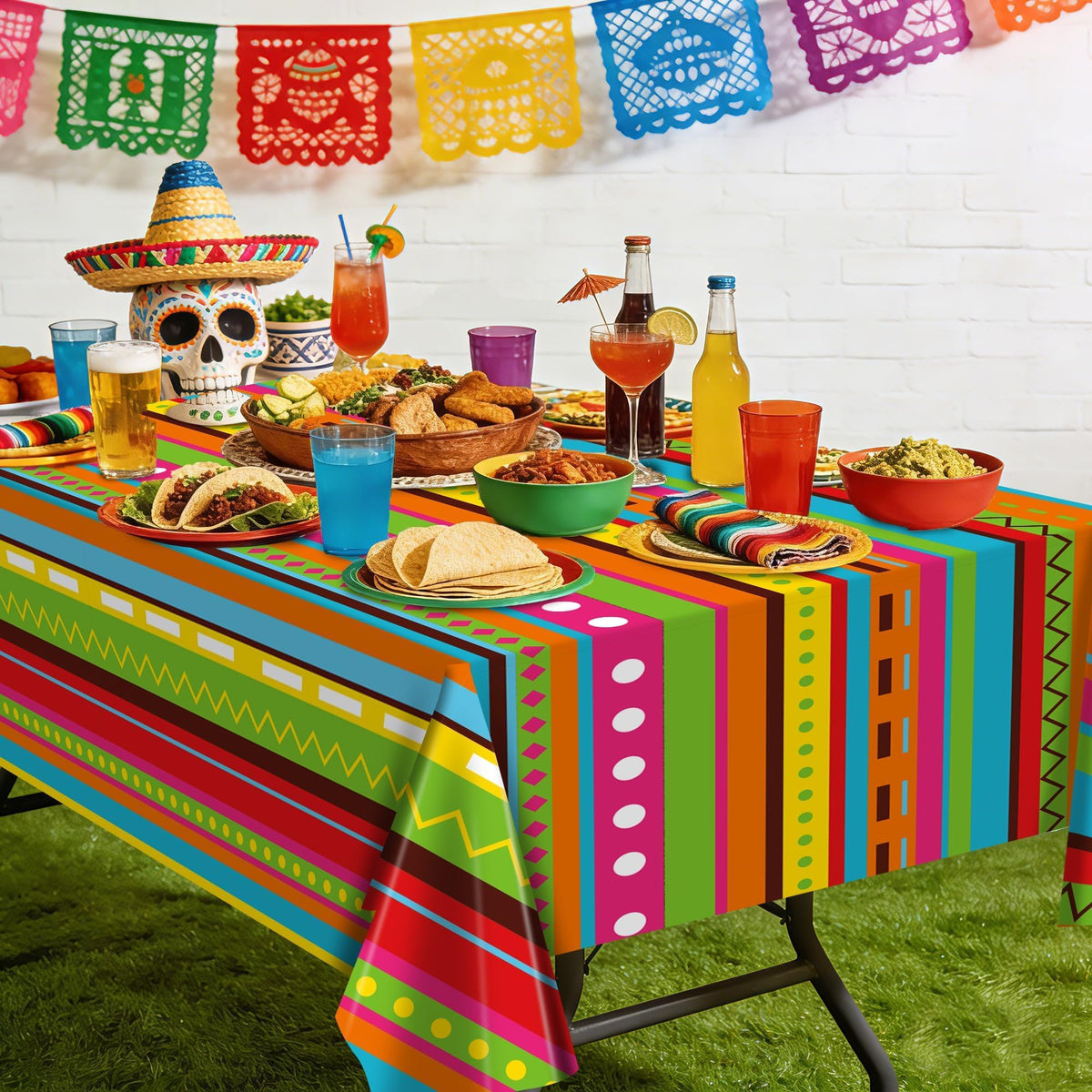 Protects tables from spills with quick cleanup after events