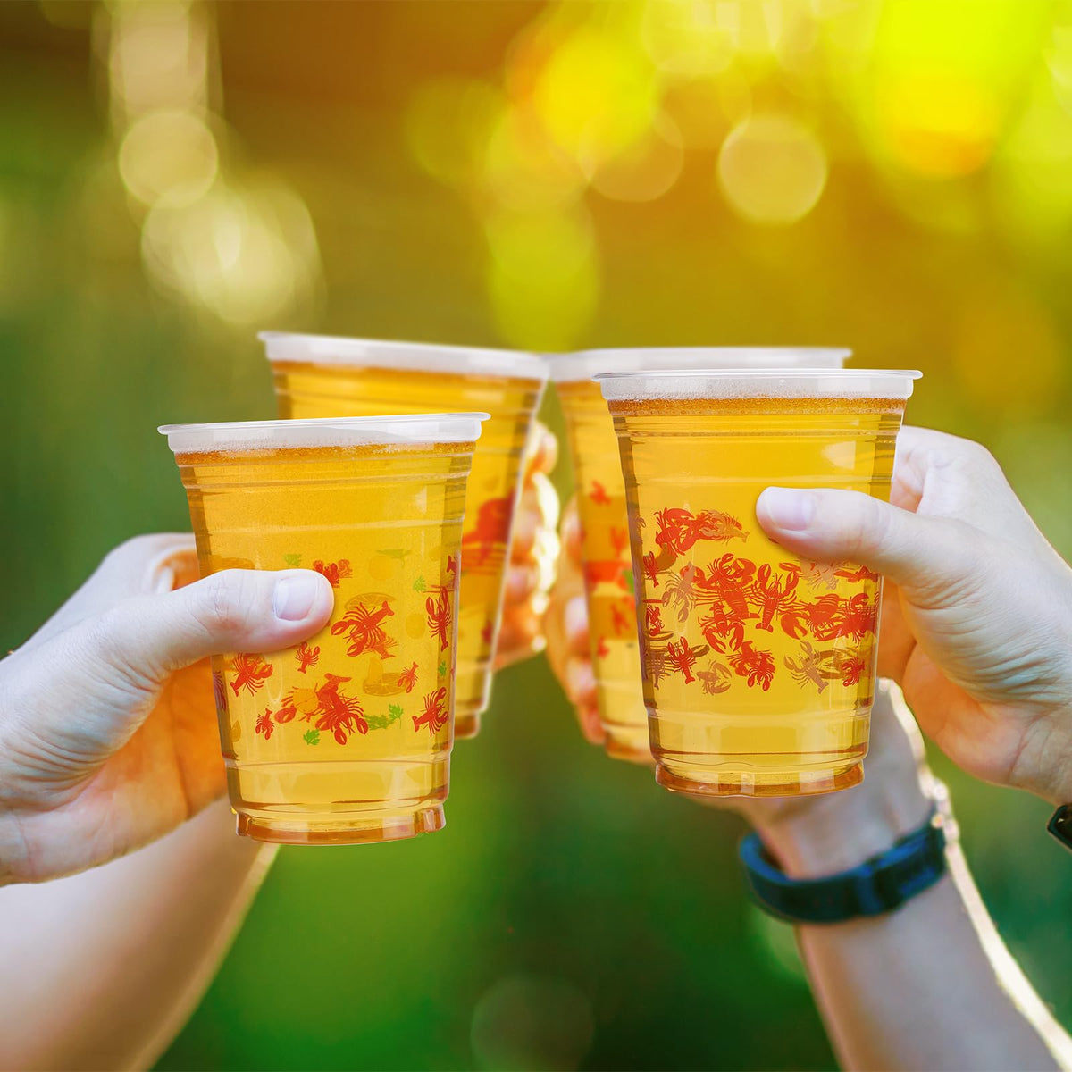 Kochorie seafood party cups create a festive table setting
