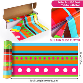 Kochorie tablecloth roll cut-to-size feature for a perfect fit on any table