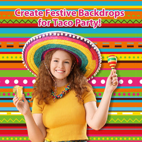 Ideal for Taco Night and Cinco de Mayo celebrations with vibrant look