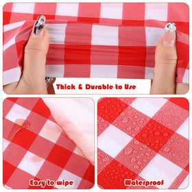 Kochorie waterproof disposable tablecover protects surfaces from spills during outdoor events