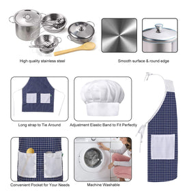 KODATEK apron and chef hat to boost imaginative play