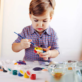 Kodatek paintbrushes support precise strokes for budding painters.