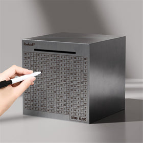 Koehzich Cash Vault metal money box with counting display for goal tracking.