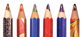 Koh-I-Noor Magic FX Neon color swash pencils energize doodles.