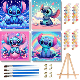 KOJEFCV 4Pack cartoon frame for kids' wall decor