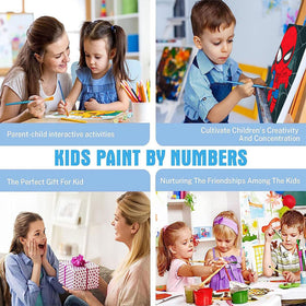 KOJEFCV 4 Pack vibrant colors inspire imaginative home art projects