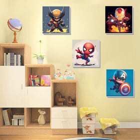 KOJEFCV frame with brackets and screws for sturdy wall display