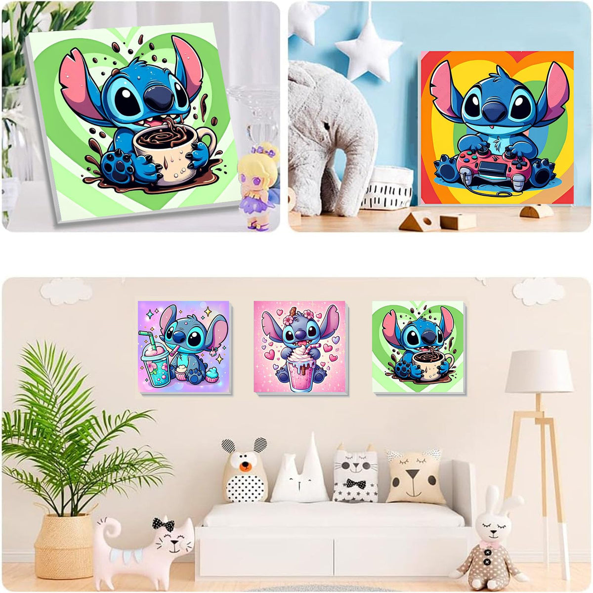 KOJEFCV frame design adds charm to kid-friendly artwork ready to hang