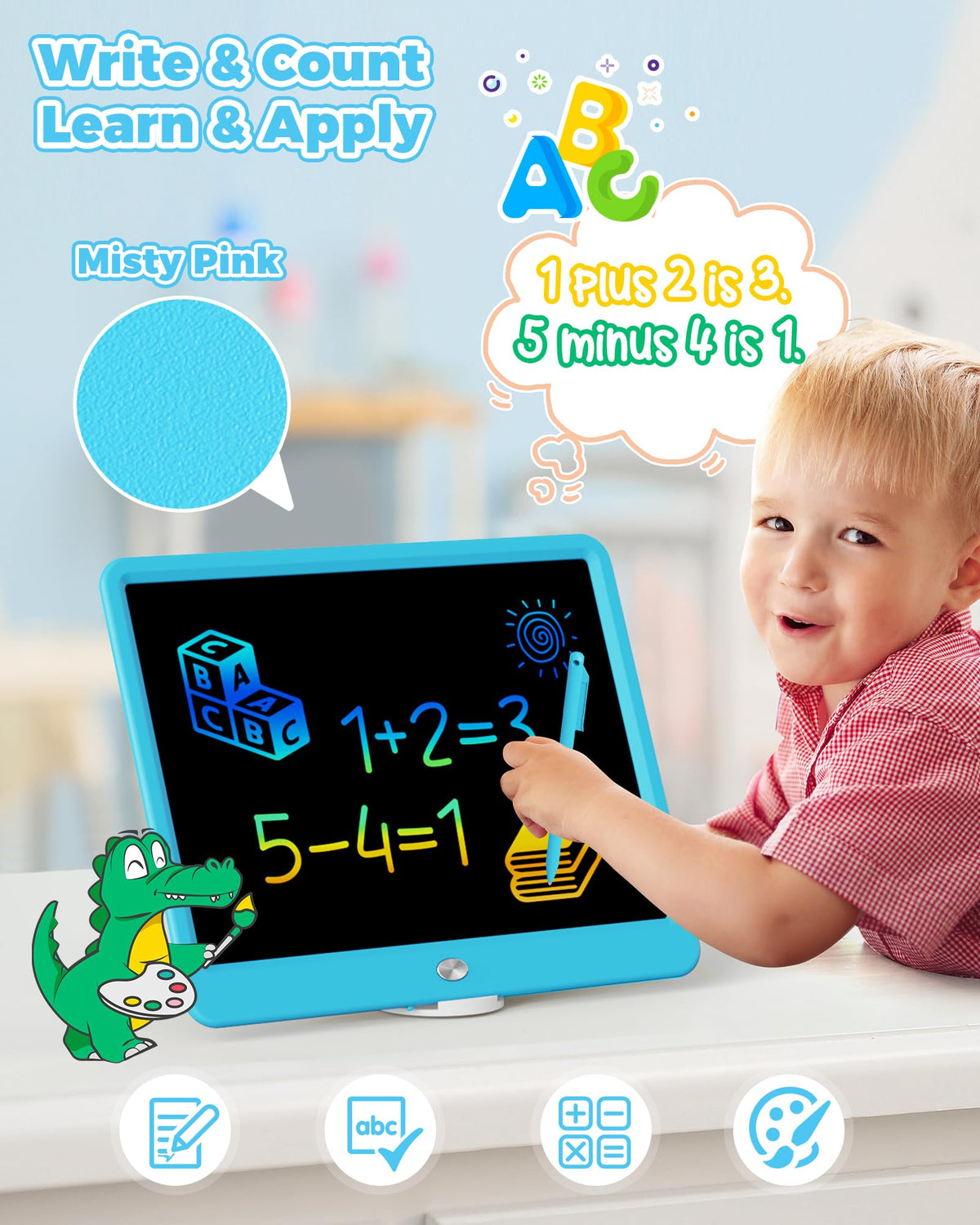 KOKODI doodle board with durable design withstands drops and daily use.
