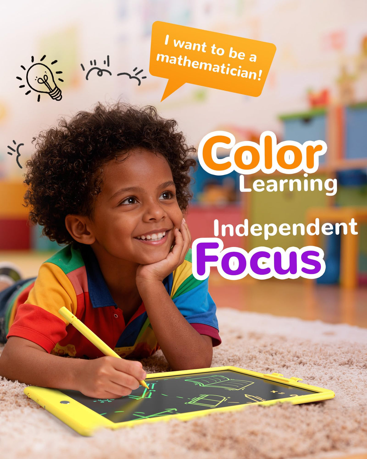 KOKODI educational toy boosts early learning through drawing on a large screen.