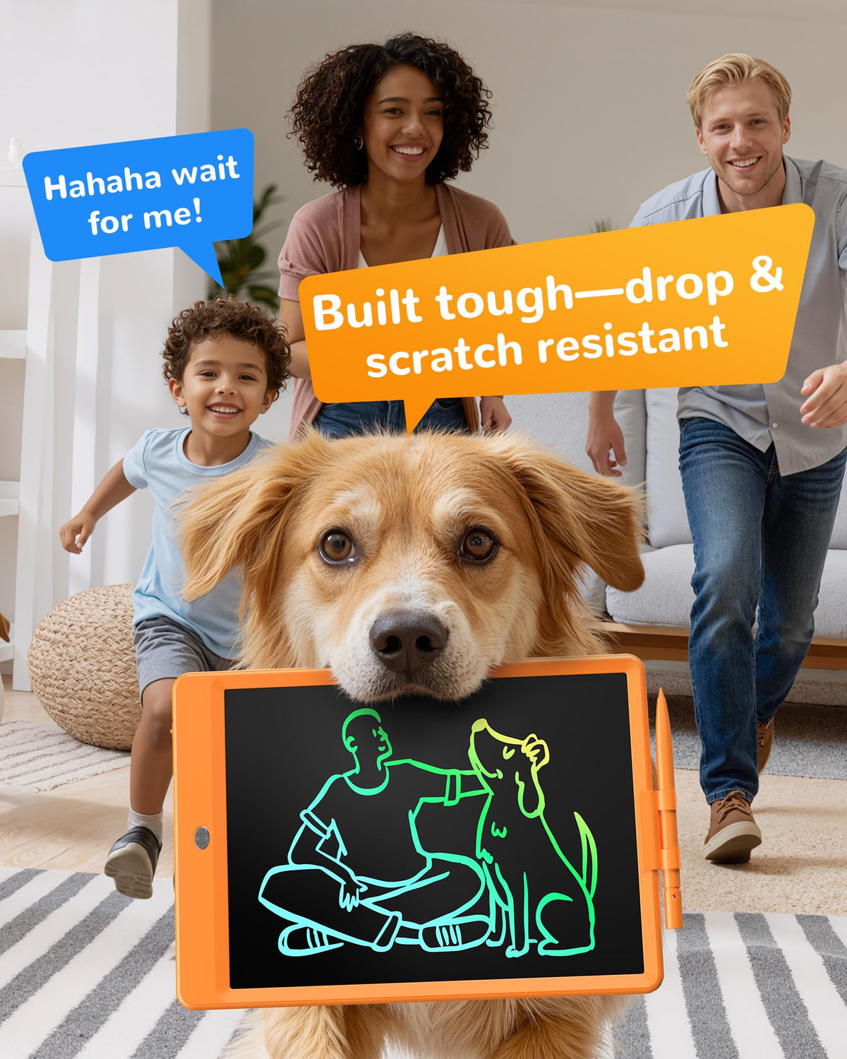 Ideal for ages 3-6 to practice drawing and writing.