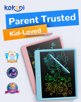 KOKODI erase button doodle board for quick resets during playtime