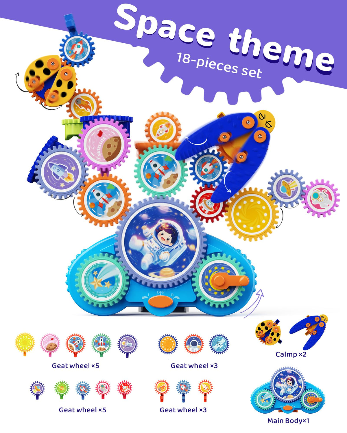 A child enjoys KOKODI gear-building toy during hands-on play