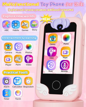 KOKODI kid-phone 2-8inch touchscreen for easy one-handed use
