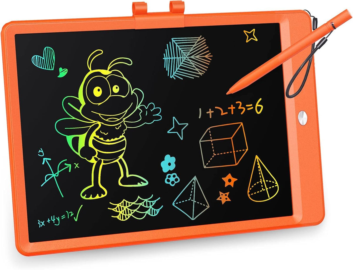 KOKODI LCD Writing Tablet 10-inch front view for mess-free doodling anywhere.