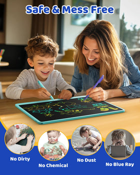 KOKODI reusable drawing tablet helps save paper and reduce waste at home.