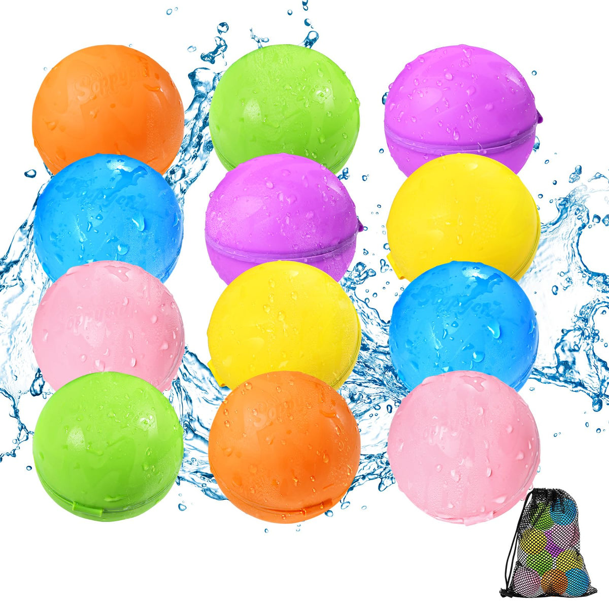 KOKODI reusable water balloons package for sustainable summer fun.