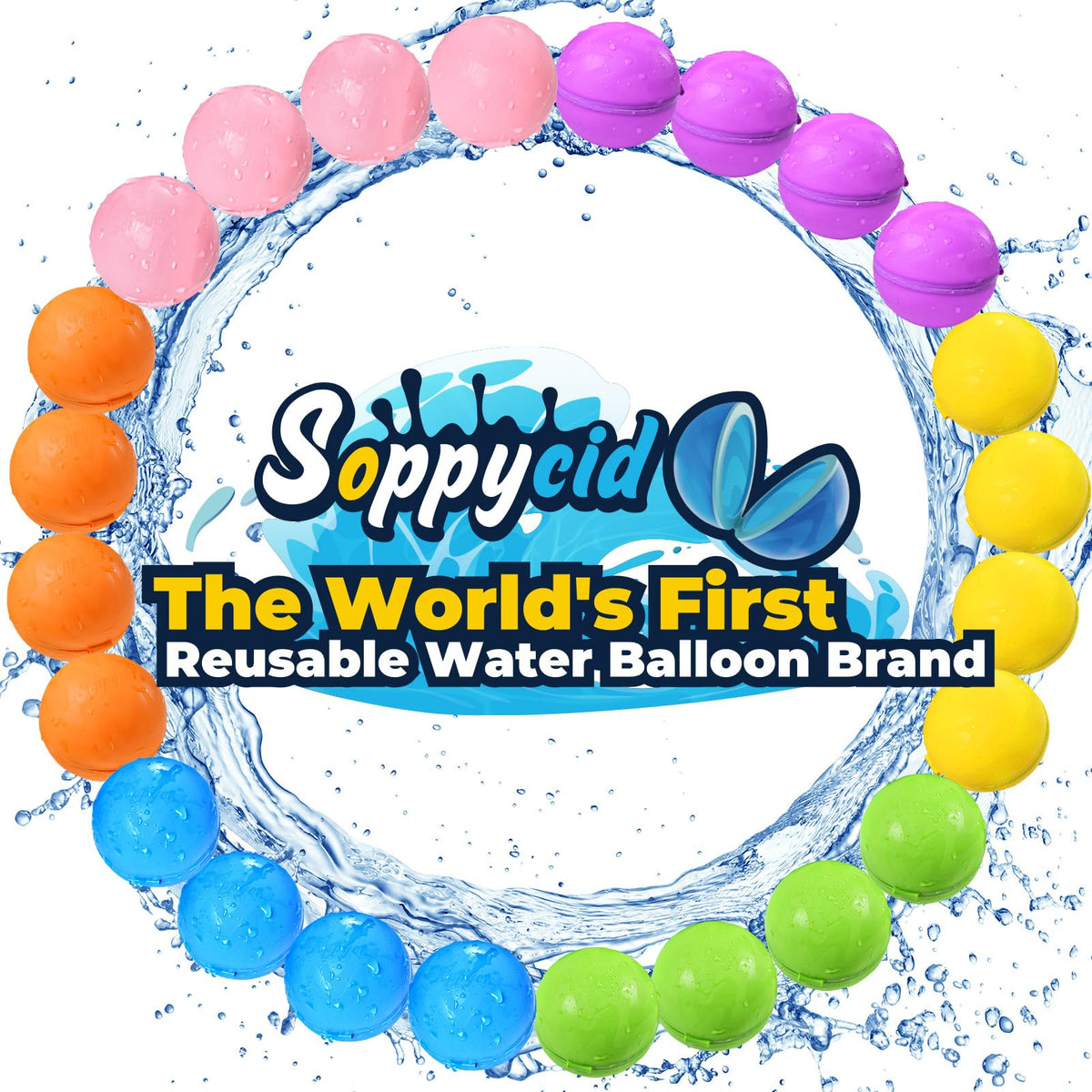 KOKODI reusable water balloons 24pcs for durable, eco-friendly summer fun.