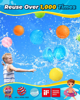 KOKODI SOPPYCID magnetic water balloons for reusable summer fun and easy re-fill